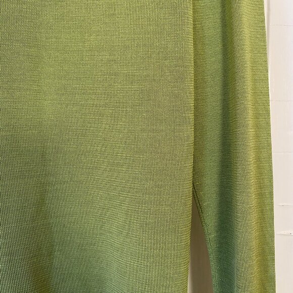 Paul Stuart Silk Sweater - Olive Green - Picture 6 of 6